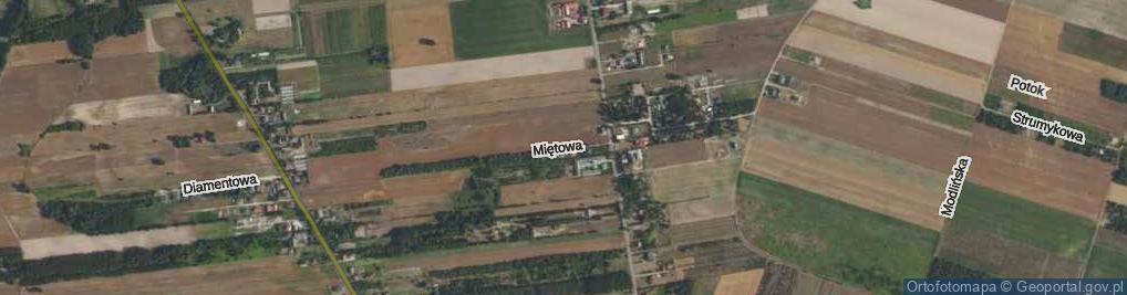 Zdjęcie satelitarne Miętowa ul.